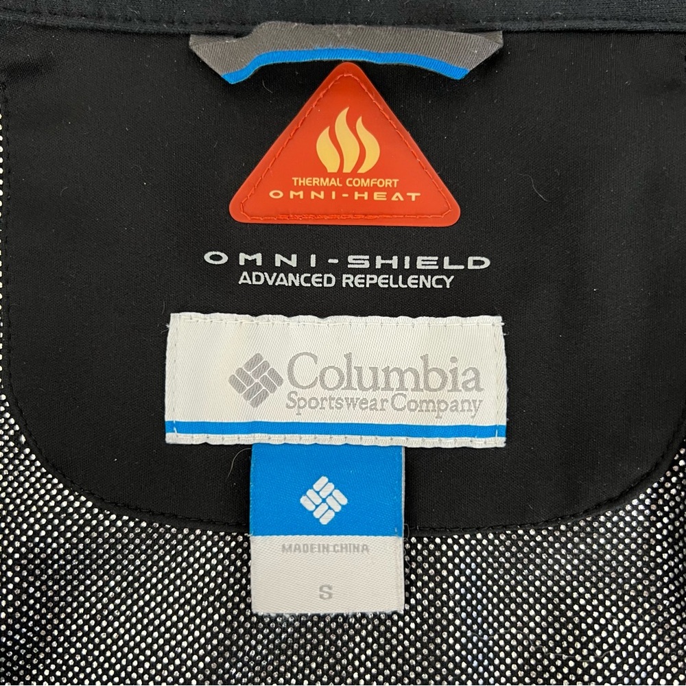 Columbia Omni-Heat Jacket Black Omni-Shield Full Zip Lightweight Womens S - Picture 5 of 13